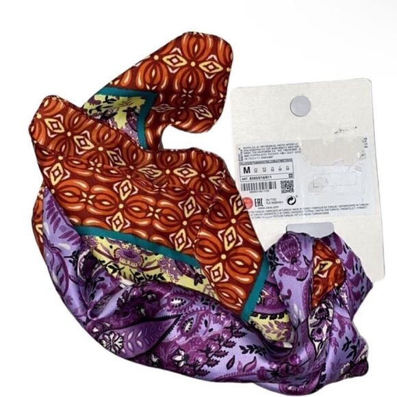 Zara Floral Print Scarf - Picture 6 of 7